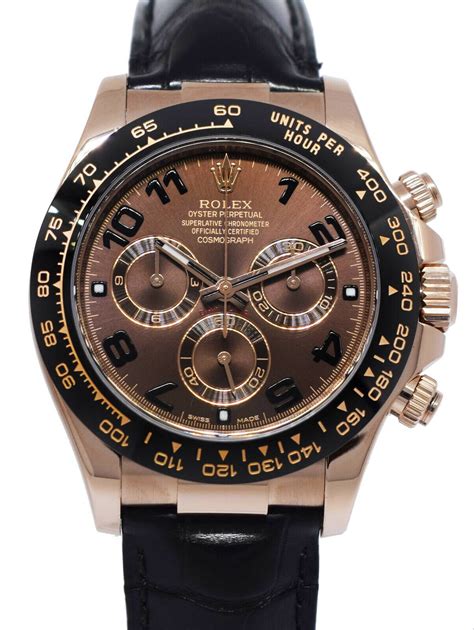 rolex daytona pelle oro